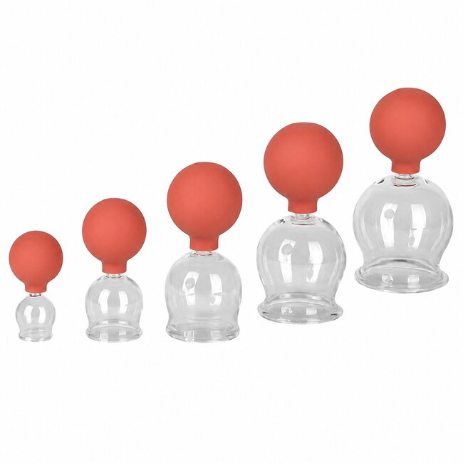 Cupping glas - Glazen cup met ronde bal