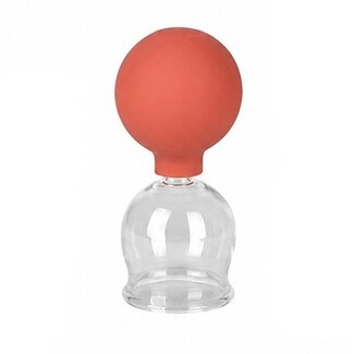 Cupping glas - Glazen cup met ronde bal