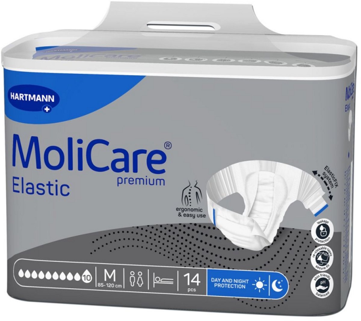 ​MoliCare® Luiers voor volwassenen - Premium Elastic 10 drops