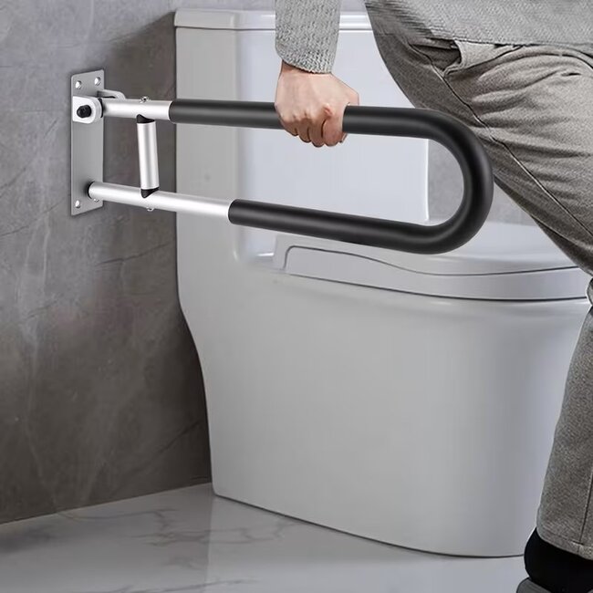 Toiletbeugel opklapbaar 60cm met anti-slip  comfort foam greep