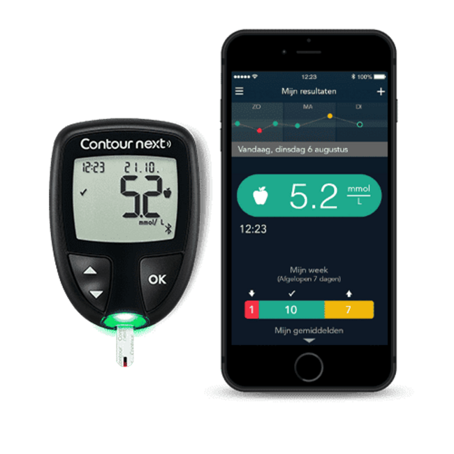 Contour® NEXT Bloedsuikermeter startpakket.