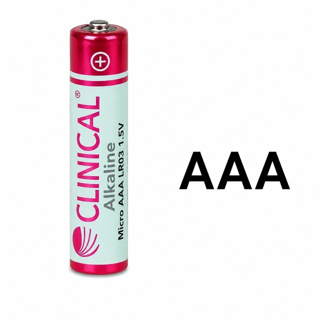 Clinical Alkaline - AAA Batterij - per 4 stuks