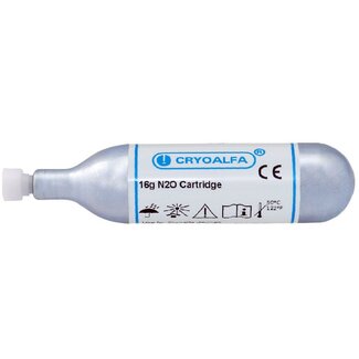 CryoAlfa Cryoalfa PERFECT 16G N2O cartridge - 10 stuks
