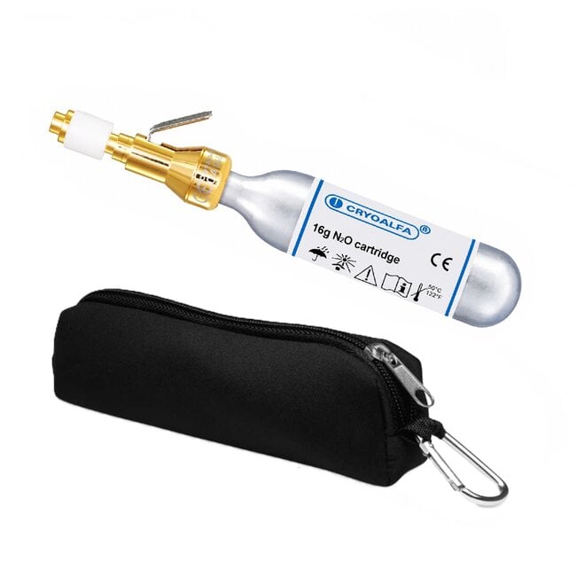 CryoAlfa Cryoalfa Super Contact applicator- incl.cartridge en opbergetui.