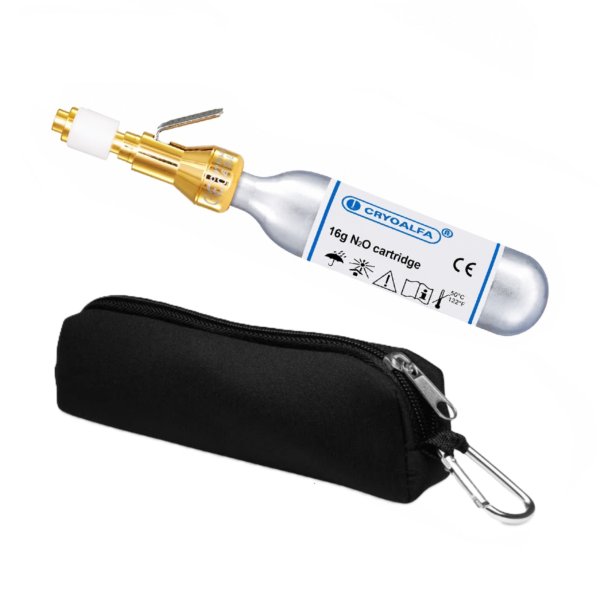 CryoAlfa Cryoalfa Super Contact applicator- incl.cartridge en opbergetui., foto 2 van 4