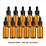 Pipetflesjes 10 ml – Set van 10 Stuks - leeg glazen flesje met pipet