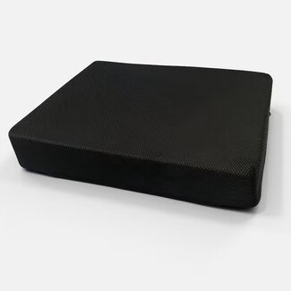Zitkussen Comfort Zwart- 10 cm dik - 40 x 50 cm