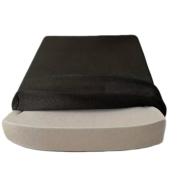 Zitkussen Comfort Zwart- 10 cm dik - 40 x 50 cm