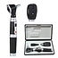 Basic Otoscoop & Oftalmoscoop LED met één handvat in Hardcase