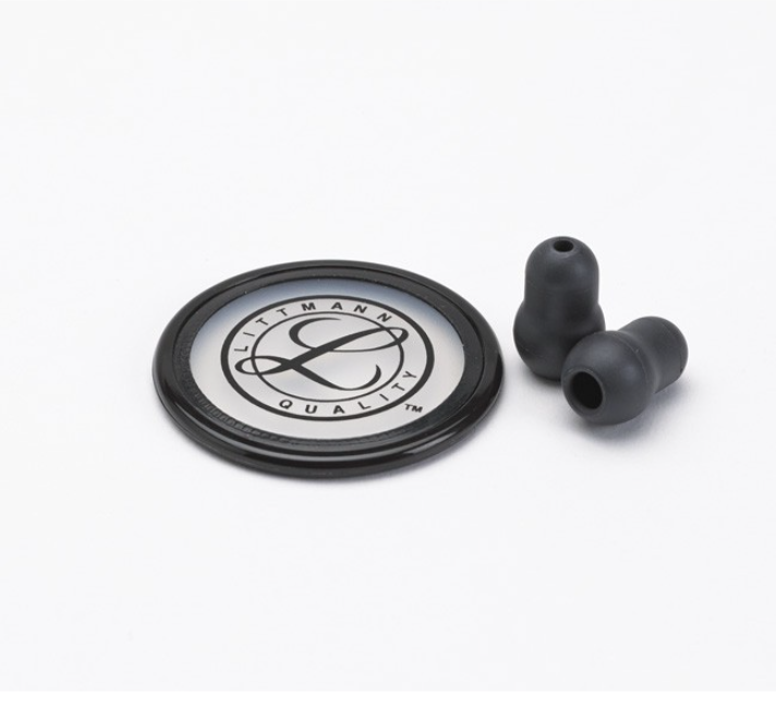 Littmann® Spare Parts Kit Master Classic™ Zwart – Oordoppen & Membraan 40022