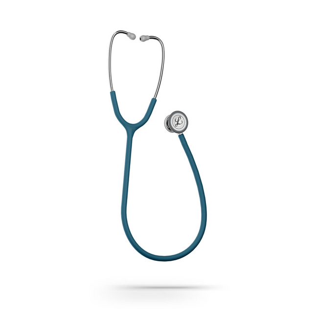 Littmann® Classic III™ Stethoscoop 5623C – Caribisch Blauwe Satijn Slang – Geborsteld RVS Borststuk