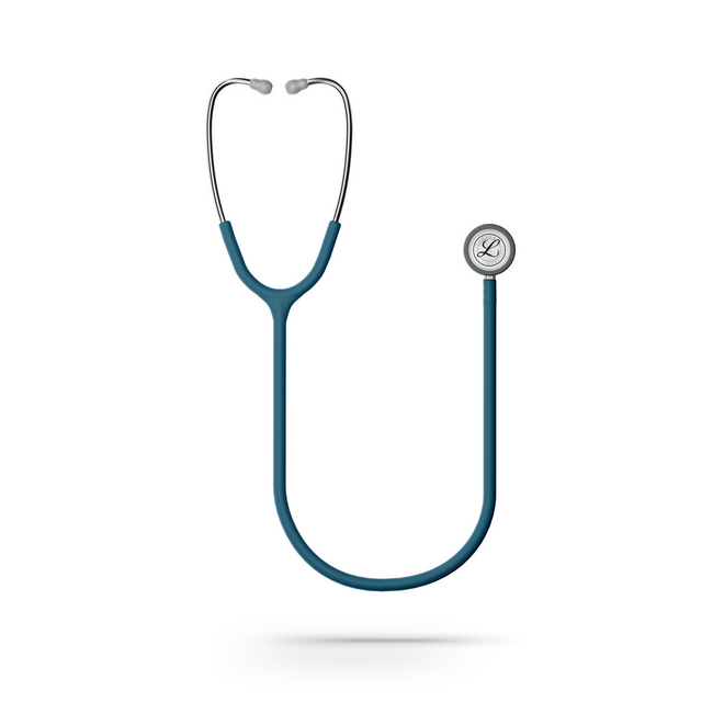 Littmann® Classic III™ Stethoscoop 5623C – Caribisch Blauwe Satijn Slang – Geborsteld RVS Borststuk