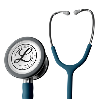 Littmann® Littmann® Classic III™ Stethoscoop 5623C – Caribisch Blauwe Satijn Slang – Geborsteld RVS Borststuk