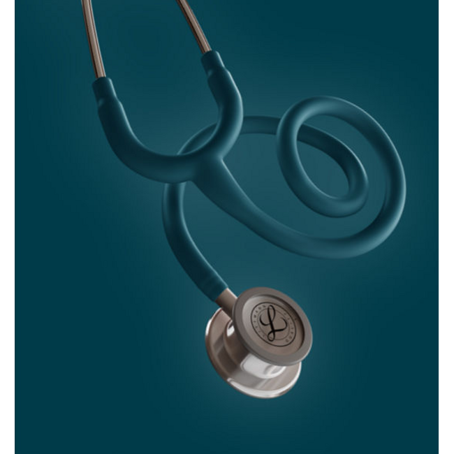 Littmann® Classic III™ Stethoscoop 5623C – Caribisch Blauwe Satijn Slang – Geborsteld RVS Borststuk