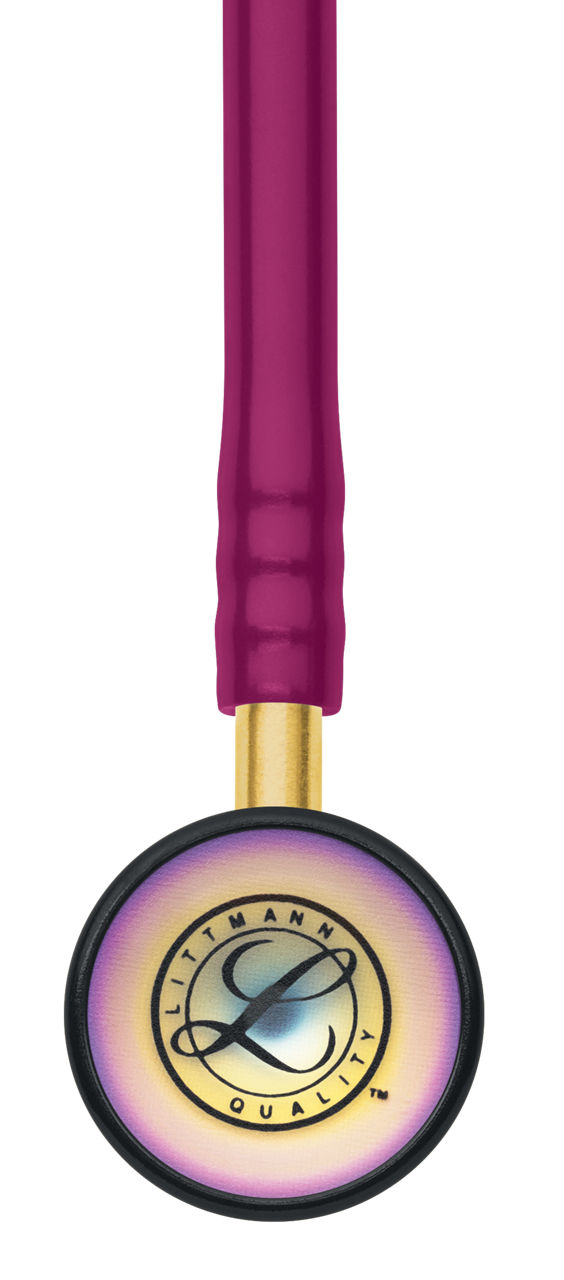 Littmann® Classic II Infant Stethoscoop - Raspberry / Rainbow Finish 2157, foto 2 van 5
