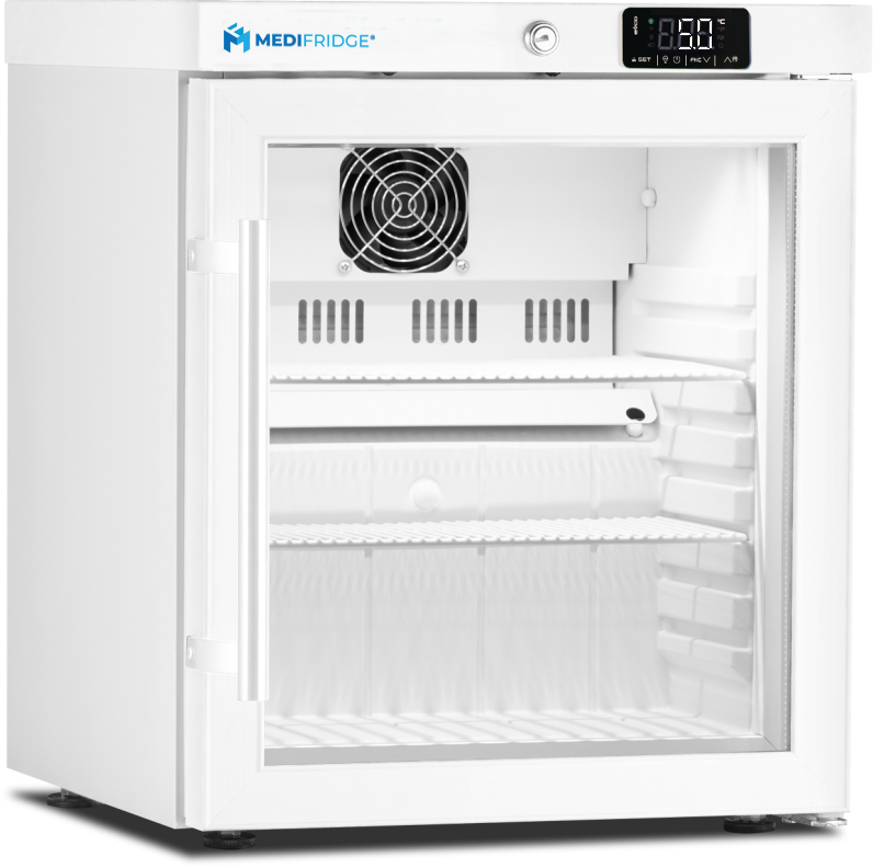 Medifridge MF30L-GD medicijnkoelkast glasdeur met DIN 58345 / 13277