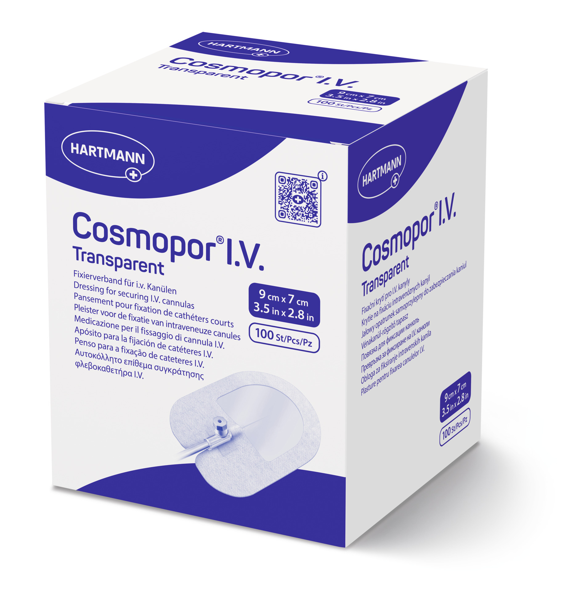 Hartmann Cosmopor IV Infuus pleisters 9x7cm - Transparant - 100 stuks