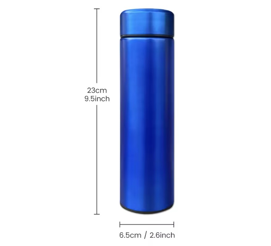 Koel Thermofles voor Insuline & Medicatie – Blauw – RVS – Inclusief 2 Koelelementen