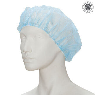 Operatiemutsen - Baretten non-woven per 100 stuks - Blauw