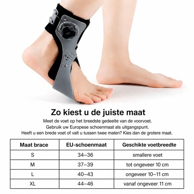 Enkel-Voet Orthese - AFO - Verstelbare Voethefferspalk