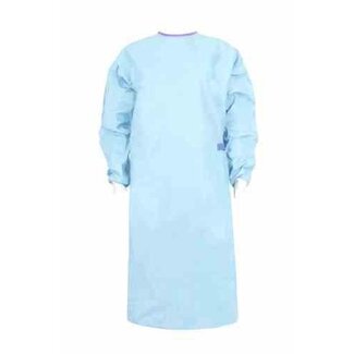 Medline OPS™ Eclipse Standaard Chirurgische Jas, blauw, steriel - 130cm - 28st.