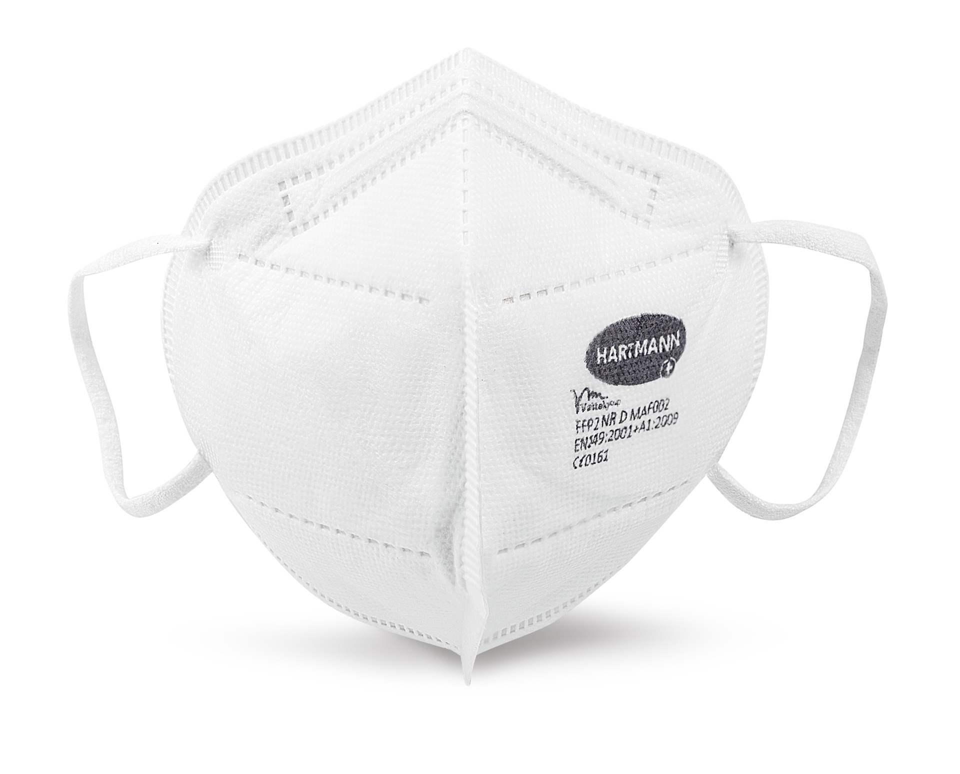 Hartmann Foliodress Mask Loop FFP2 mondmasker – individueel verpakt - Doos 50 stuks