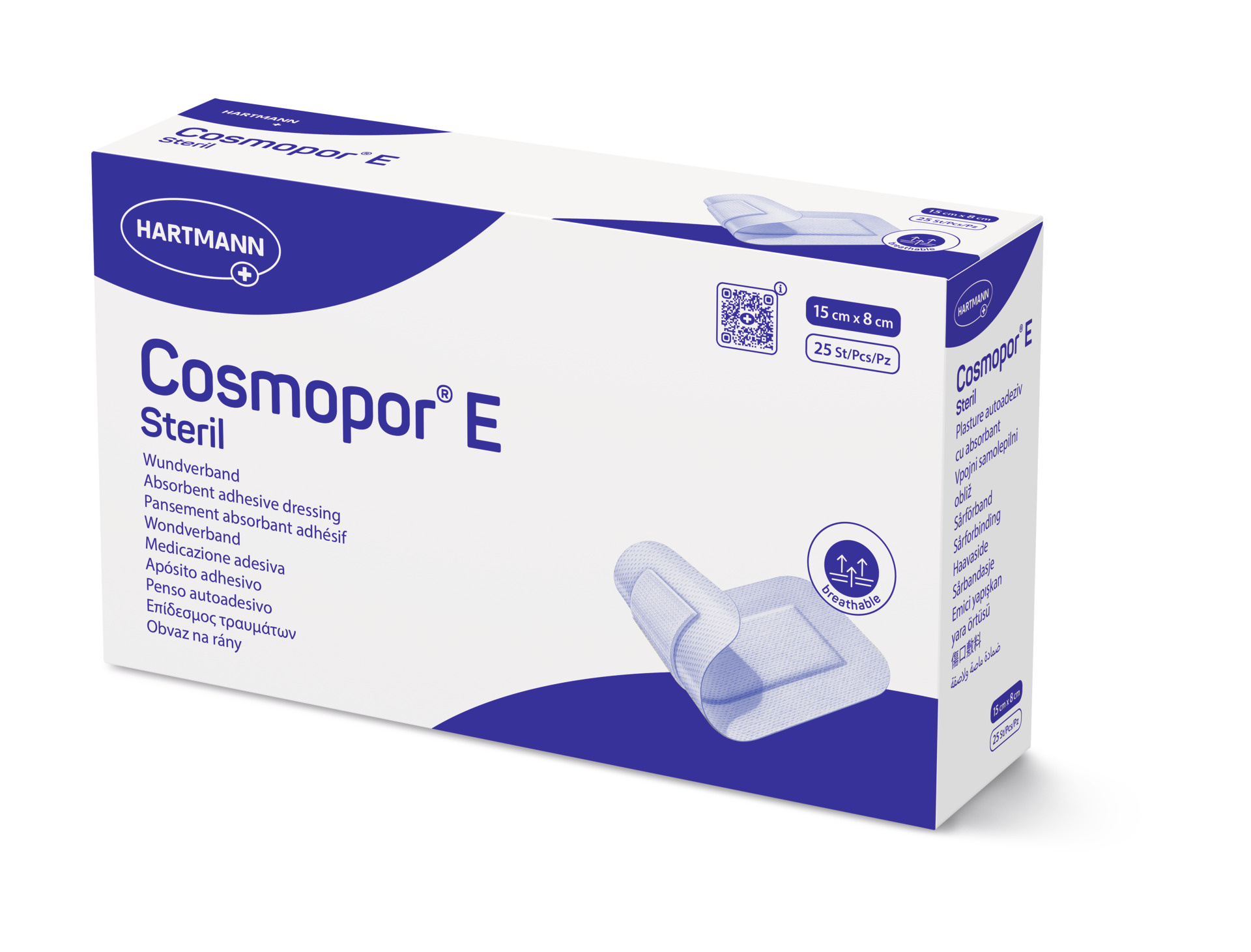 Hartmann Cosmopor Eilandpleister - 15x8cm - Doos 25st.