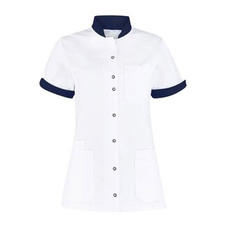 Haen Zorgkleding Mila - Navy Blue - Dames Zorgjasje – Stretch Telescoopmouw