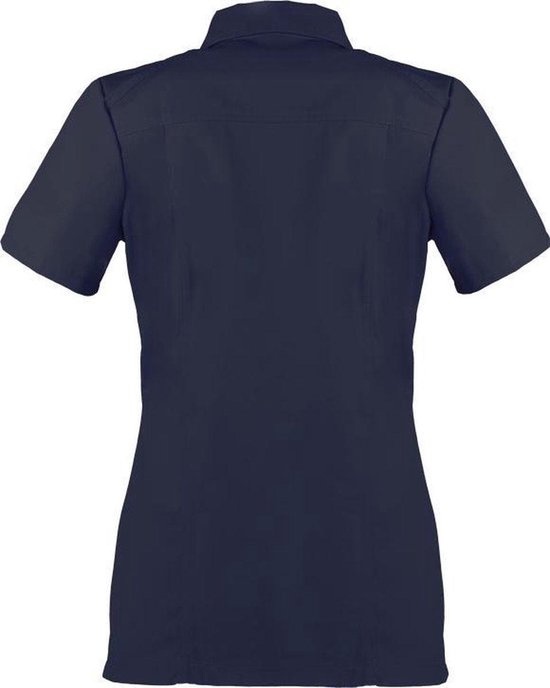 Haen Zorgkleding Zorgkleding Kara - Navy BLue - Getailleerd dames zorgjasje, foto 3 van 3