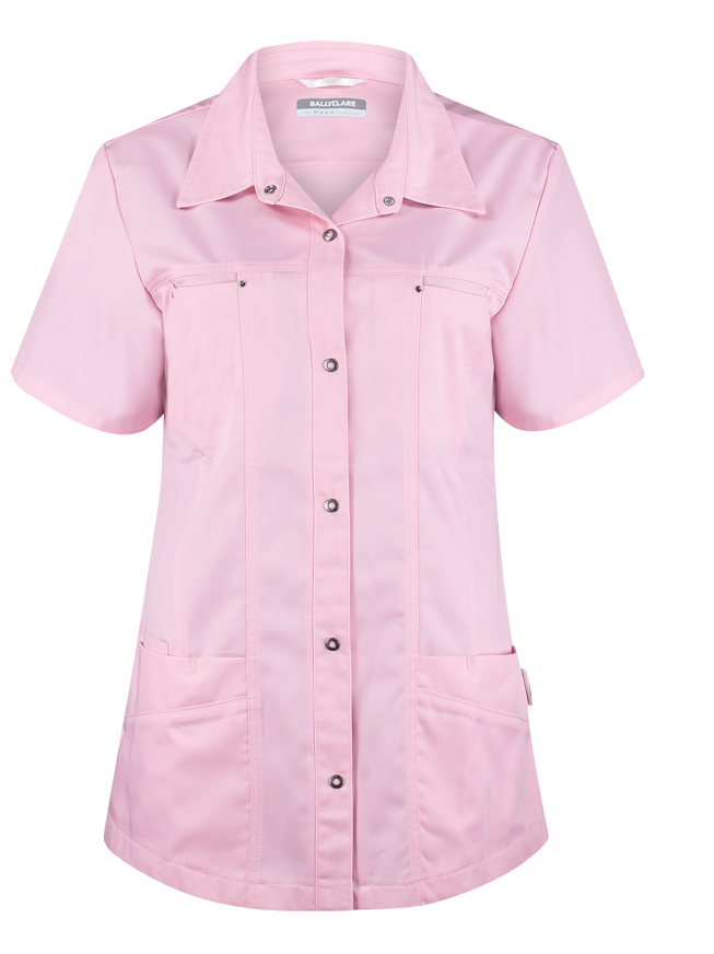 Haen Zorgkleding Kara - Roze - Dames Zorgjasje / Verpleegkundigenjasje