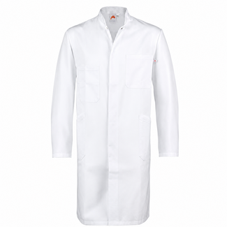 Haen Zorgkleding Ramon - Wit - Doktersjas Lange mouwen