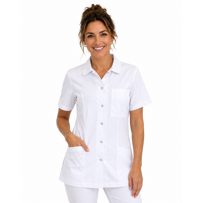 Haen Zorgkleding Suus - Wit - Dames Zorgjasje