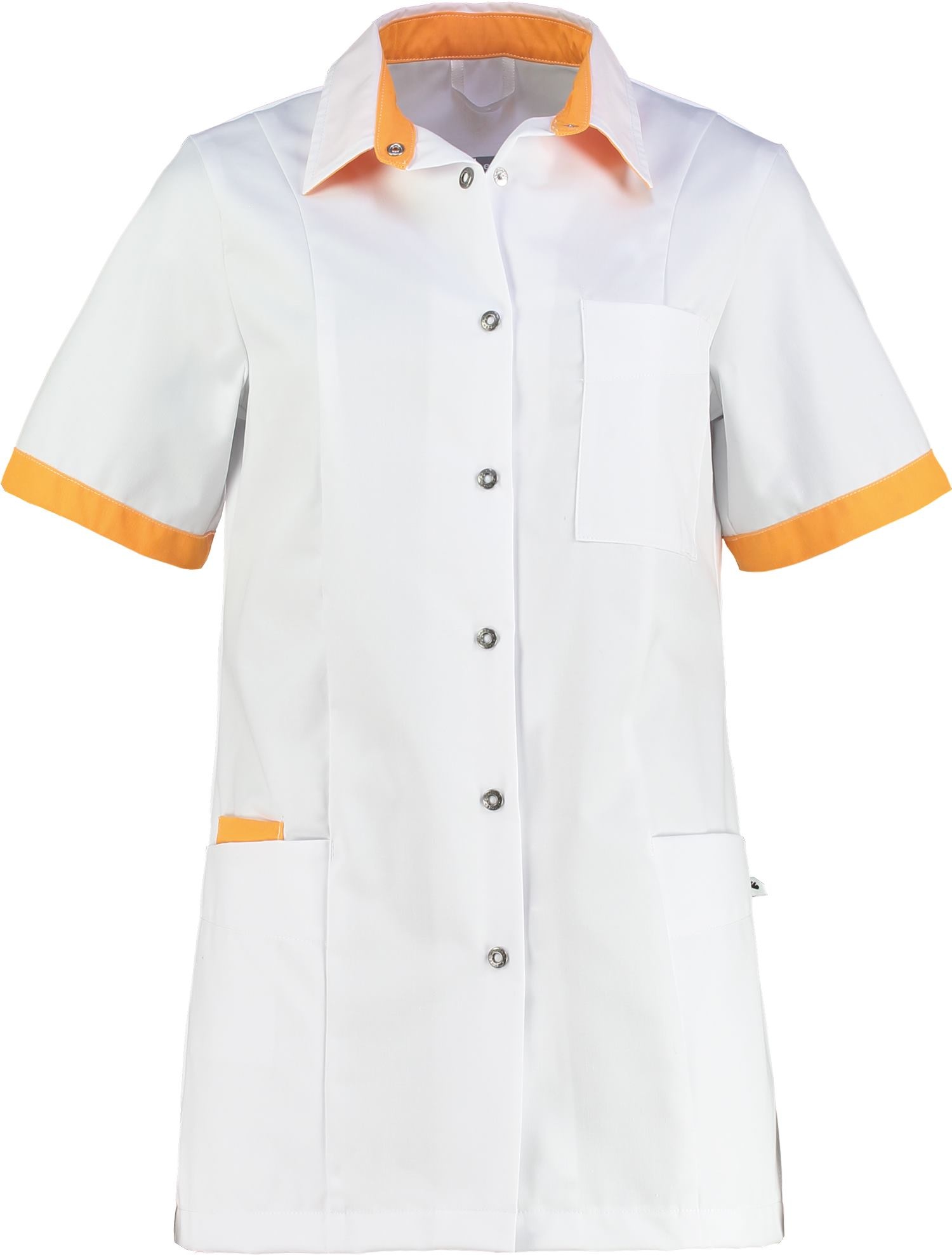 Haen Zorgkleding Fijke - Wit/Sun - Dames Zorgjasje