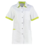 Haen Zorgkleding Fijke - Wit/Sulphur Yellow - Dames Zorgjasje