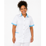 Haen Zorgkleding Fijke - Wit/Magic Azur - Dames Zorgjasje