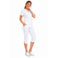 Haen Zorgkleding Gwen – Witte Dames 3/4 Zorgbroek / Pantalon
