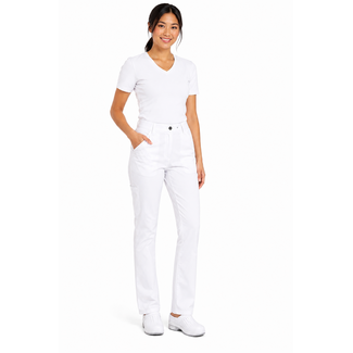 Haen Zorgkleding Haen Lotte – Witte Dames Zorgbroek / Pantalon