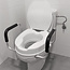 Toiletverhoger met armleuningen – 10 cm – met deksel