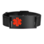 MediSieraad Medische ID Armband Zwart – Breed – RVS – Incl. Gravering
