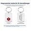 Medische ID-armband met schakelketting en bedeltje – incl. gravering