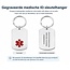MediSieraad MediSieraad Medische Armband van Siliconen – Zwart – Inclusief Gravering voor Allergie, Diabetes of ICE-informatie