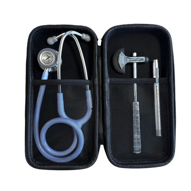 Universele Stethoscoop Hardcase Zwart