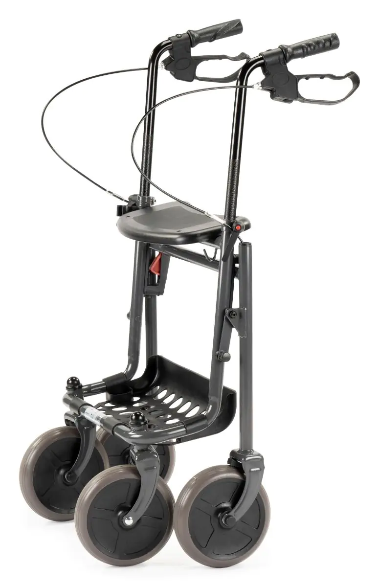 Multimotion Basic Rollator met Zitje, Mand en Dienblad, foto 5 van 6