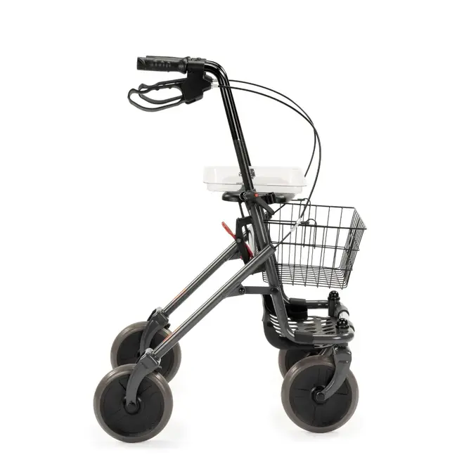 Multimotion Basic Rollator met Zitje, Mand en Dienblad