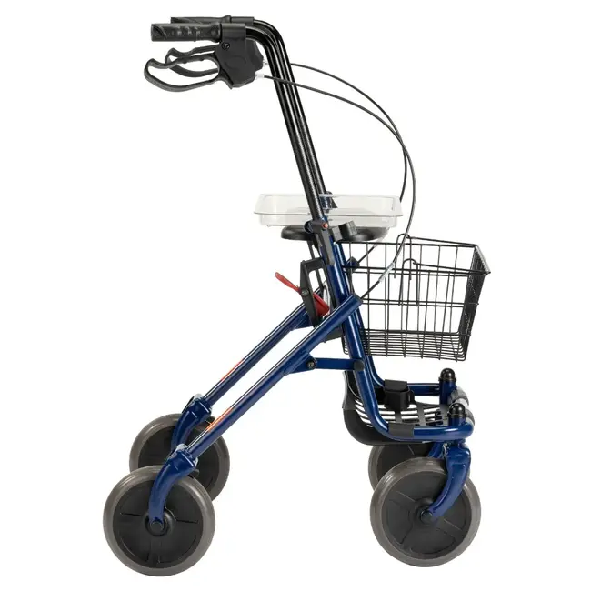 Multimotion Basic Rollator met Zitje, Mand en Dienblad
