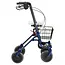 Multimotion Basic Rollator met Zitje, Mand en Dienblad