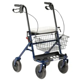 Multimotion Basic Rollator met Zitje, Mand en Dienblad