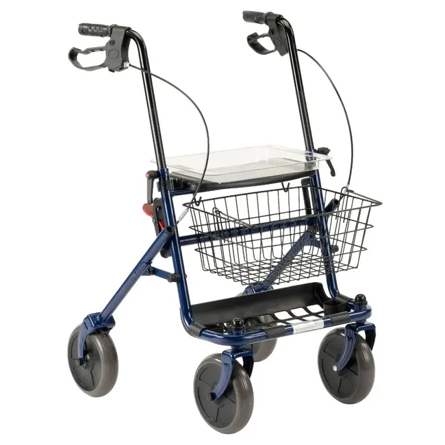 Multimotion Basic Rollator met Zitje, Mand en Dienblad