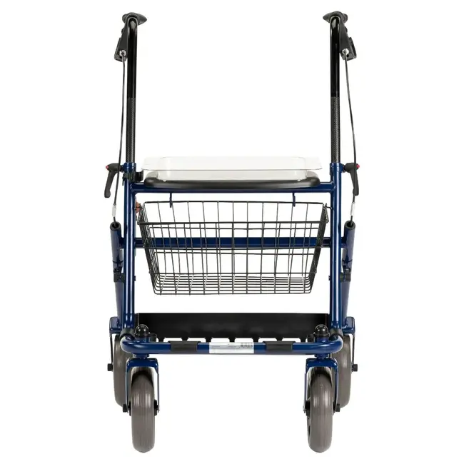 Multimotion Basic Rollator met Zitje, Mand en Dienblad