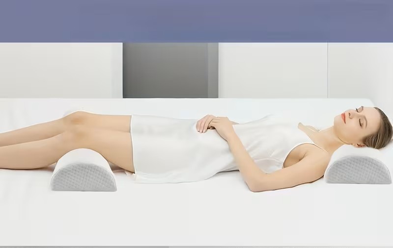 Kniekussen halfrond – Ondersteuningskussen voor Benen, Knieën en Rug, foto 4 van 4